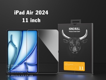 Dán cường lực Mipow KingBull HD Premium Silk iPad Air 2024 (11 inch)